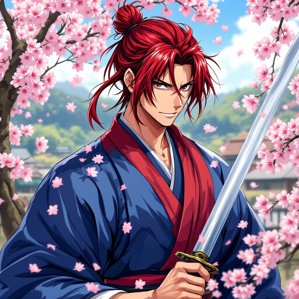 Kenshin Himura | Anime, flux.1.1 pro | 2025-02-03