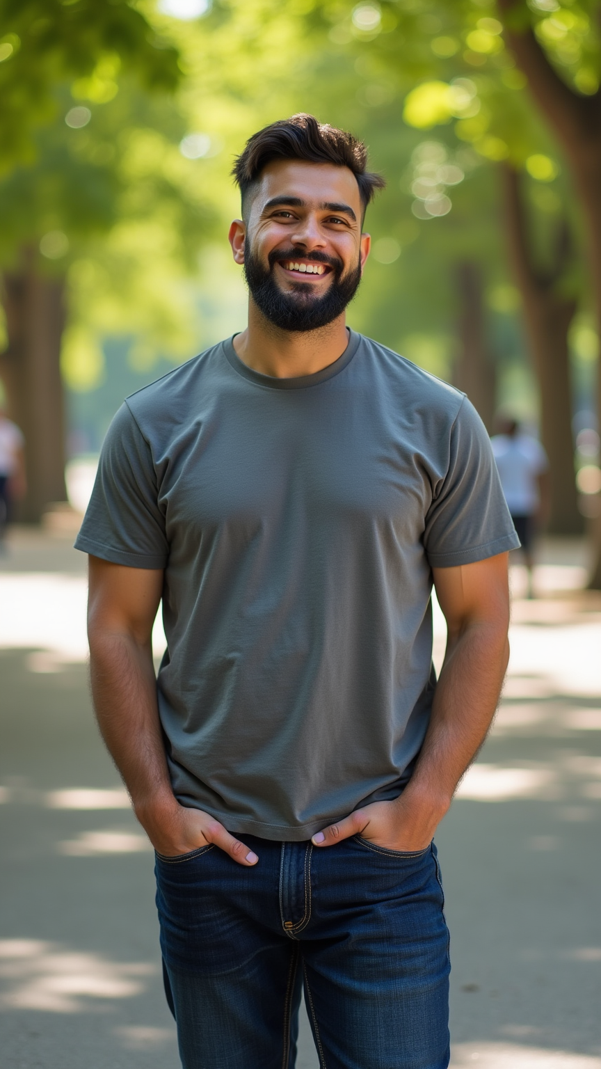 Confident Charm in the Park