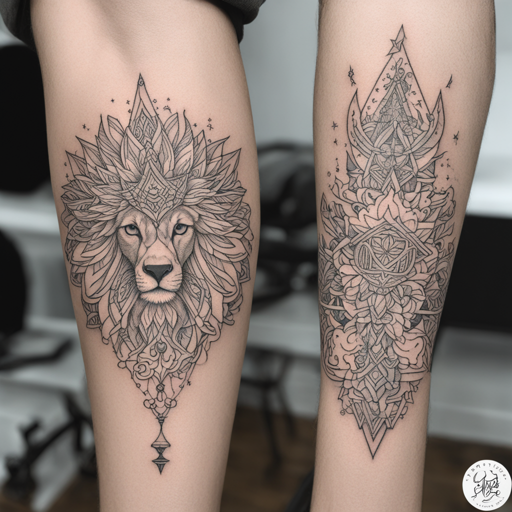 in the style of fineline tattoo, with a tattoo of Рукав мужс