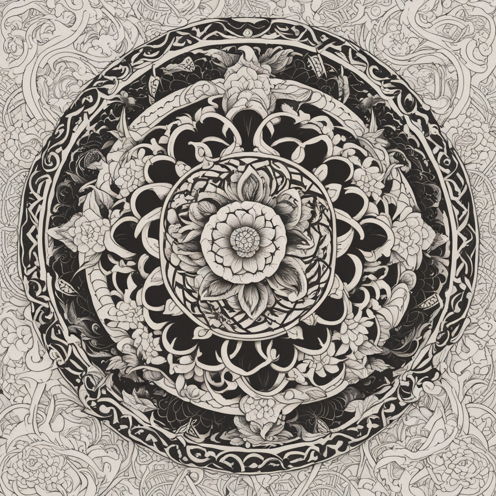 in the style of japanese tattoo, with a tattoo of Black mamb