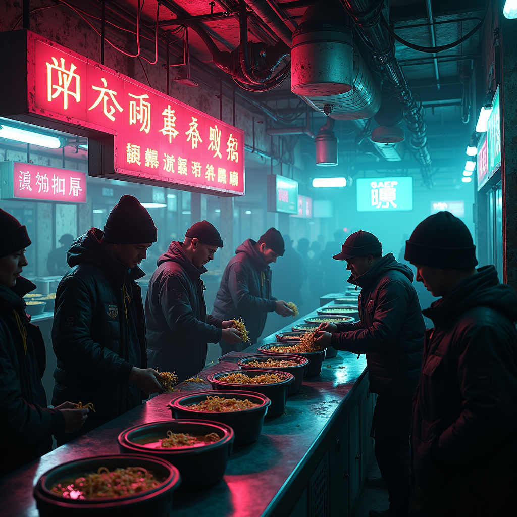 Các bếp ăn từ thiện neon chấp nhận dữ liệu thay vì tiền tệ