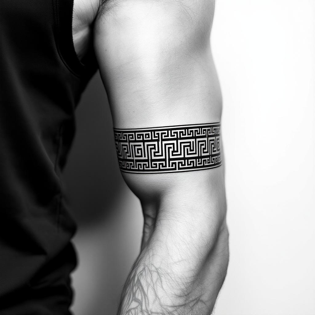 Bicep-Greek Key Pattern